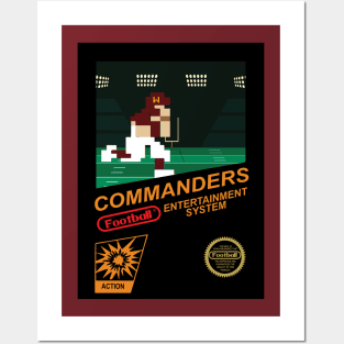 Commanders Football Team - NES Football 8-bit Design Posters and Art